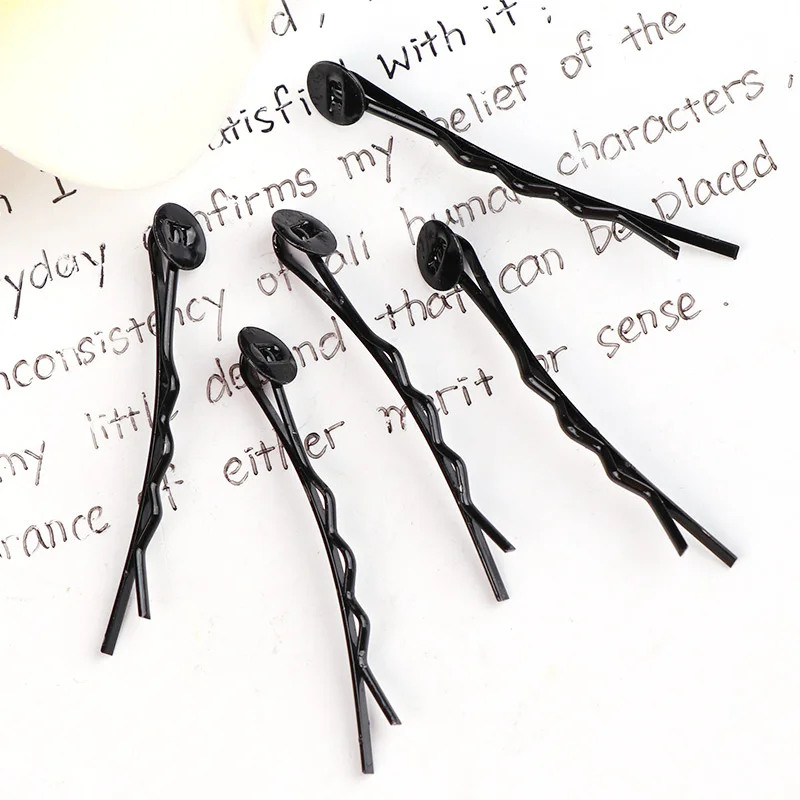 20 шт. черные Популярные Простые шпильки для парикмахерские зажимы инструменты заколки для волос аксессуары для волос невидимые волосы оптом