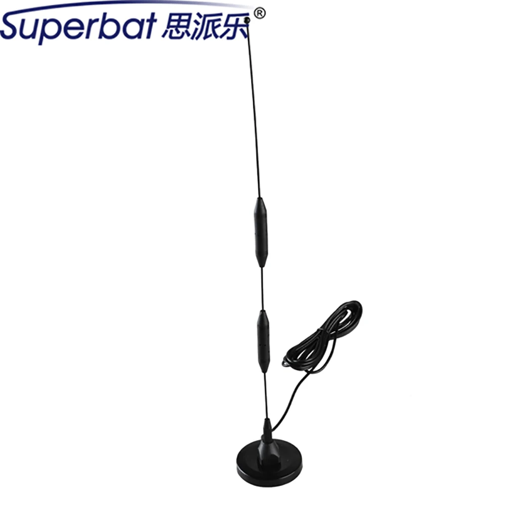 Superbat RP-SMA Male Connector in Stock 11dBi GSM 3G Antenna 824-960/1920-2170MHz Aerial Signal Booster Magnetic Base 60x400mm