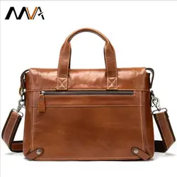 MVA сумка мужская из натуральной кожи 14 дюймов портфель мужская сумка для ноутбука натуральная кожа для мужчин сумки-мессенджеры Мужские