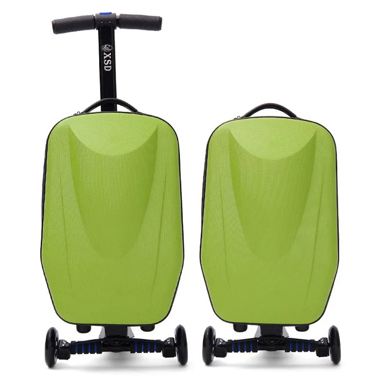 Самокат Чемодан сумка тележка скейтборд чемодан интернат коробка дорожная сумка чемодан детский Чемодан