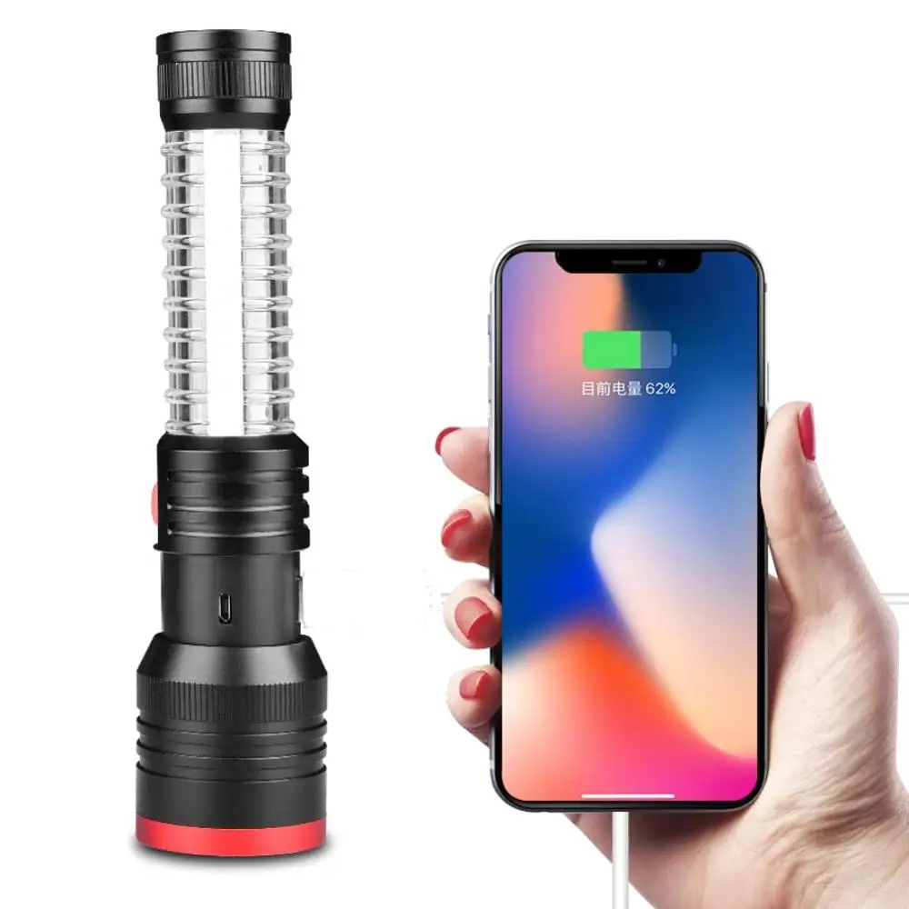 

Bicycle Headlamp Bike Front LED Flashlight Lamp USB Rechargeable Cycling Light Fishing Camping Hiking outdoor tools new