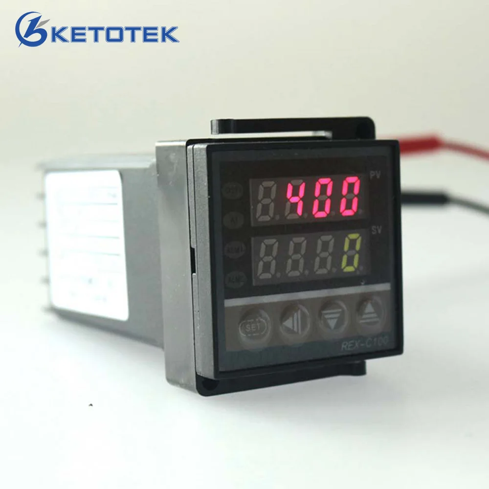 SSR выход новый двойной цифровой PID регулятор температуры REX C100 с многодиапазонным