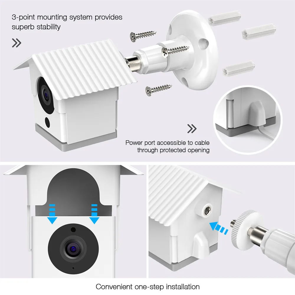 Водонепроницаемый чехол с настенным креплением+ базовый держатель для Wyze Cam/Mijia Xiaofang/Neos SmartCam, внутренний наружный кронштейн для камеры безопасности
