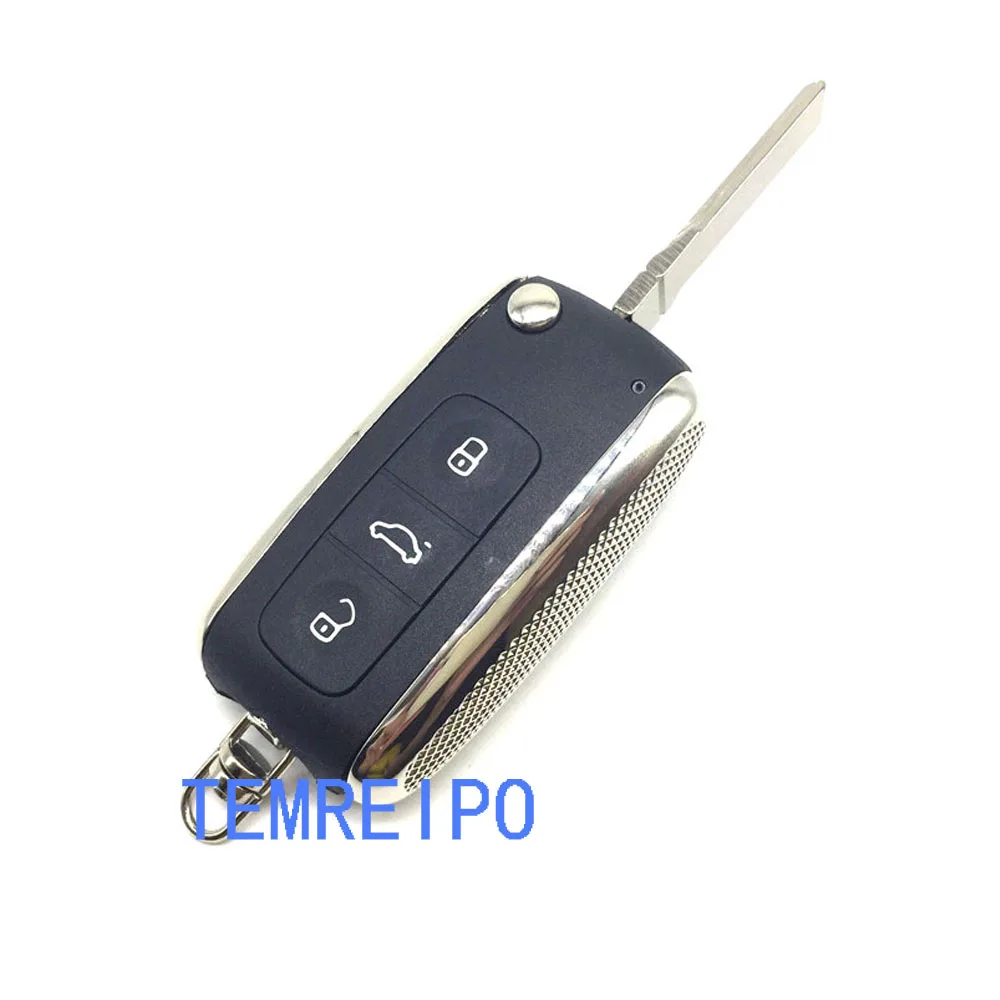 

Folding remote key blank for bentley car key cover replacement keys