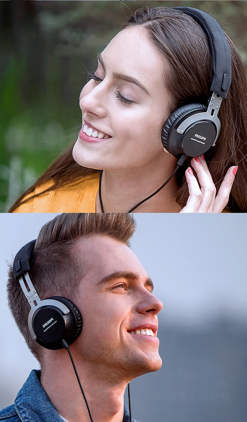 Philips shl3565 profissional baixo earphopne com controle