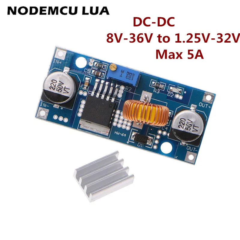 

XL4015 DC to DC Lithium Battery Step down Charging Board Led Power Converter Lithium Charger Step Down Module Max 5A 30V