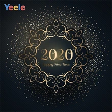 Yeele Happy 2020th New Year Wreath Pattern Festival Celebrate Party Background Wallpapers Photography Backdrops For Photo Studio