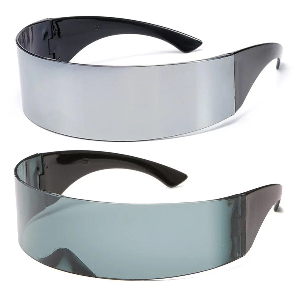 

New Style Women Funny Lightweight Comfortable Black Eyeglasses Silver Halloween Dressing Up Men Cool Party Glasses UV400#281464
