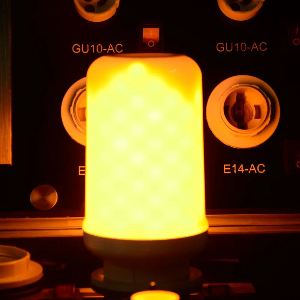 

Dynamic Flame Effect LED Corn light Bulb Lamp 110V 220V E27 Simulation Fire Burning Flicker Replace Gas Lantern Decoration lamps