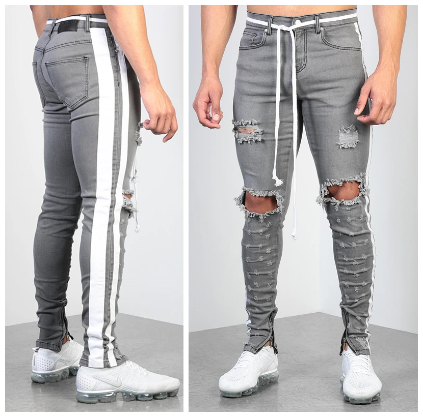 pants with holes on the side