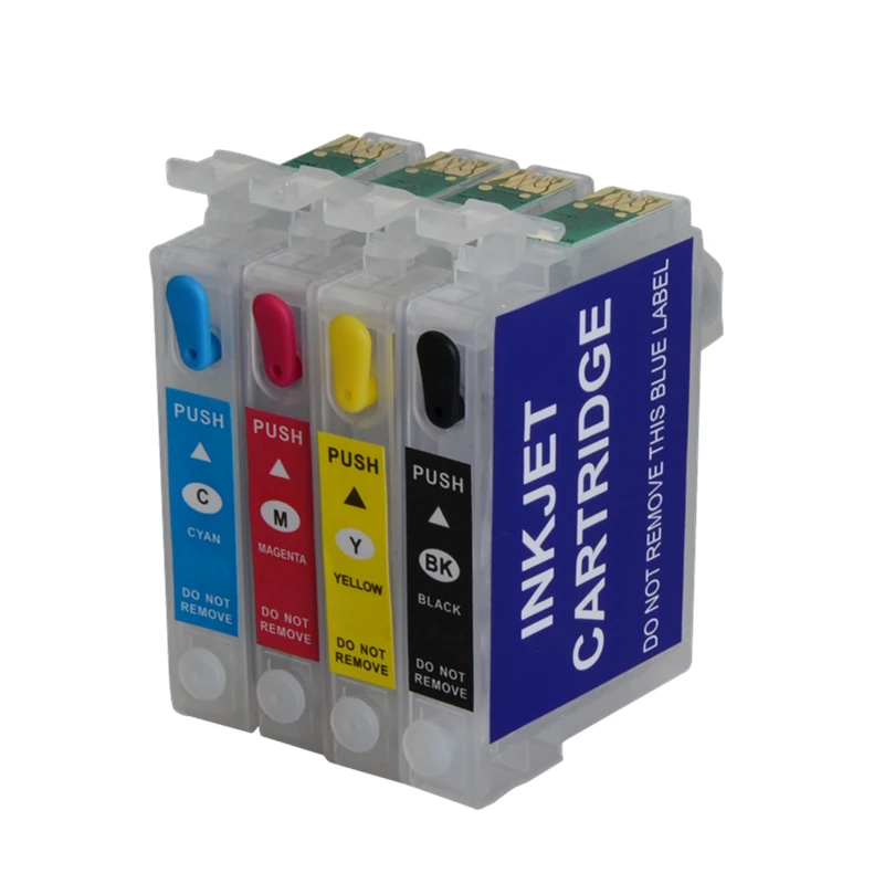 Plavetink 4 Color T0921 92n Refillable Ink Cartridge For Epson Stylus Cx4300 C91 T26 T27 Tx106 Tx109 Tx117 Tx119 With Arc Chips Buy Cheap In An Online Store With Delivery Price