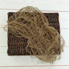 Джутовый фон, джутовый реквизит, джутовый слой одеяло из мешковины для новорожденных фото реквизит для детской фотосъемки массивный мешковины слой сеть, гессиан