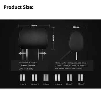 

2PCS 9 Inch Headrest Car Monitor TFT LCD Screen In The Car Zipper Cover MP5 Player With IR/FM Transmitter/USB/SD/Speaker/Game