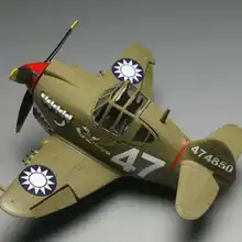 Второй мировой войны модель самолета комплекты Американский Тигр P40 Warhawk истребитель
