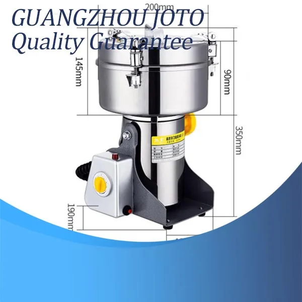 

1000G Medicine Grinder 550W Rated Power Big Power Electric Grinding Mill Machine