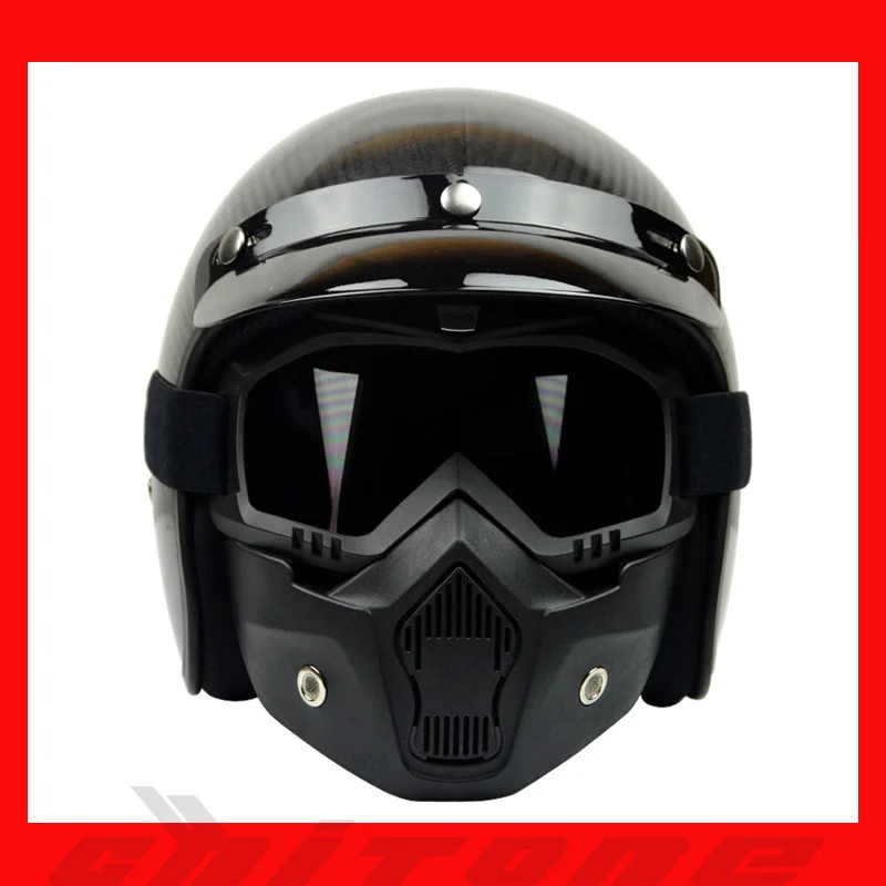 Маска для лица мотоциклетная со съемными очками и фильтром лица|motorcycle helmet face