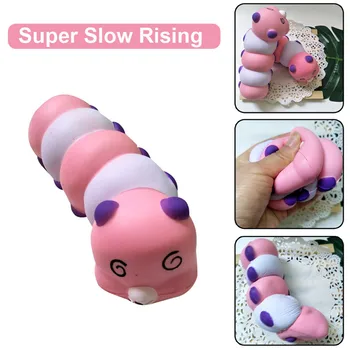 

Squishies Adorable Caterpil Slow Rising Cream Squeeze Scented Stress Relief Antistress Visqueux Squishi Toys For Children A1
