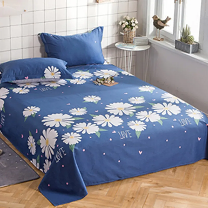 

Summer fashion bed skirt white Plant flowers Romantic fairy twin Full Queen king size cotton fancy bedspreads bedding set
