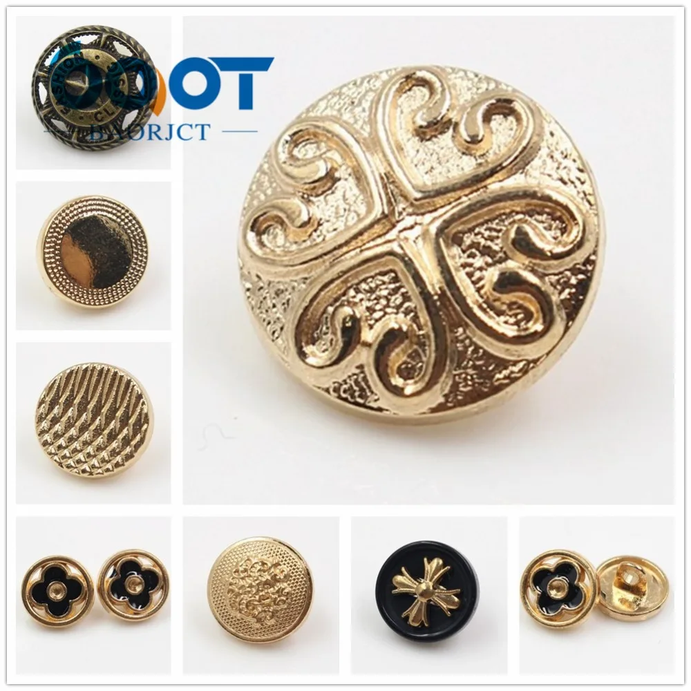 

177307,Vintage metal round button10pcs/lot,coat-Suit-Jackets-Shirts-Uniform Button DIY handmade sewing