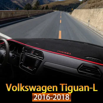 

1X Car Dashboard Center Console Cover Dash Mat Protector Sunshield Cover Accessories For VW Tiguan L 2016 2017 2018