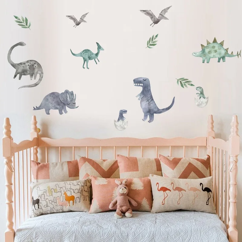 DIY Children Many All Kinds of Dinosaurs Wall Sticker Decal for Children Room JB 