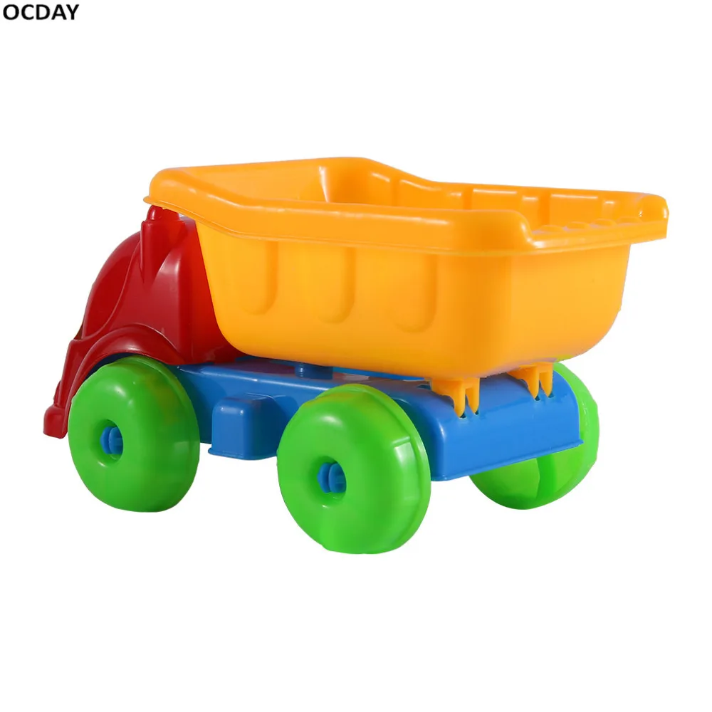 

OCDAY 11Pcs/set Creative Children Kids Beach Playing Truck Sand Dredging Toy Set Playing Toy Best Gift For Kids Children Funny