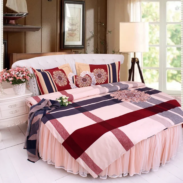 Buy Cotton Round Bedding 4pcs sets SuperKing Size 6.6
