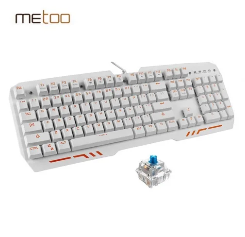 Special Offers METOO Z0 Z10 Mechanical Keyboard 104 key Blue Switch Gaming Keyboard Anti-Ghosting for Desktop Tablet pc Russian sticker Special Offers METOO Z0 Z10 Mechanical Keyboard 104 key Blue Switch Gaming Keyboard Anti-Ghosting for Desktop Tablet pc Russian sticker