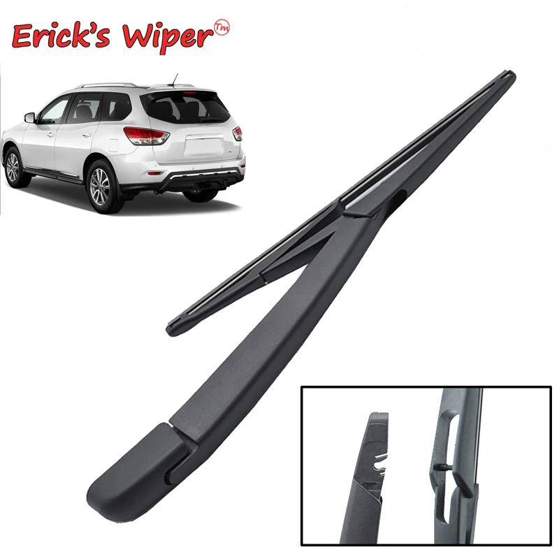 

Erick's Wiper 12" Rear Wiper Blade & Arm Set Kit For Nissan Pathfinder R52 2013 - 2016 2017 Windshield Windscreen Rear Window