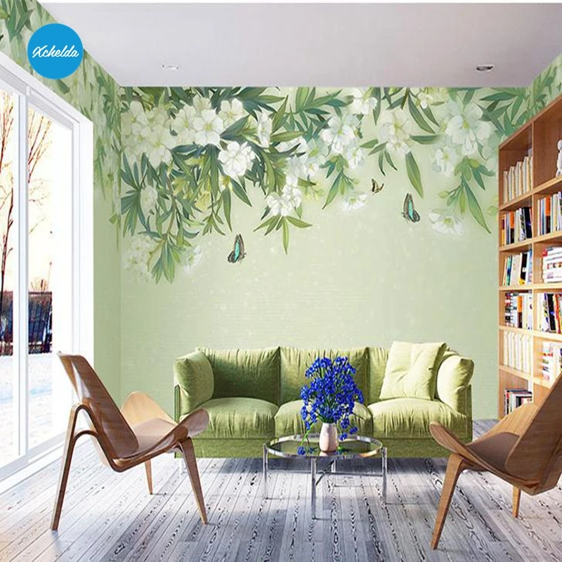 XCHELDA Custom 3D Wallpaper Design Tea Tree Photo Kitchen Bedroom Living Room Wall Murals Papel De Parede Para Quarto