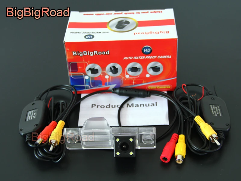 BigBigRoad Car Rear View Reverse Backup Parking Camera For Chery QQ 3 Cowin 1  X1 Tiggo 3 lifan 320 sedan night vision (6)