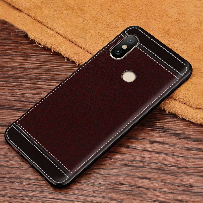 

Case For Xiaomi Mi A2 Ultra Thin 360 Degree Protection Matte Leather Textured Soft TPU Case for Xiaomi Mi 6x MI6X A2 Bag Couqe