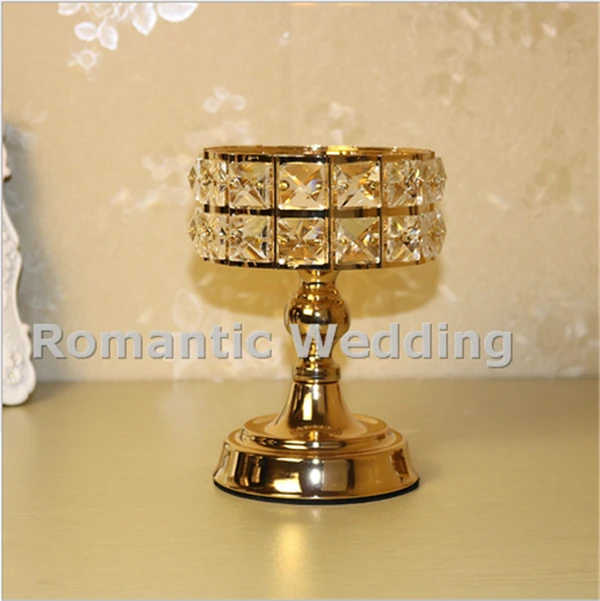 

Free shipment 10PCS/lots crystal candlestick flover vase for Wedding decorations event products party decorations