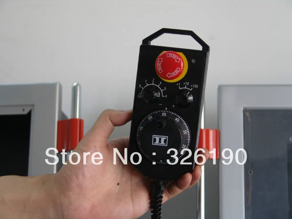 

Manual pulse generator , Handy pulser, handwheel , MPG with Emergency stop and enable switch