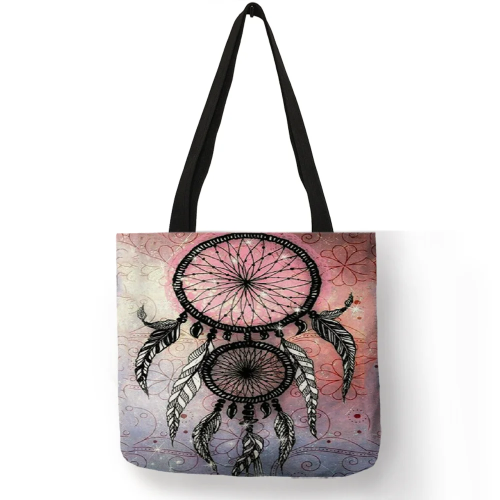 Pink Floral Foldable Travel Tote Bag Waterproof High Capacity Portable Storage Luggage Bag