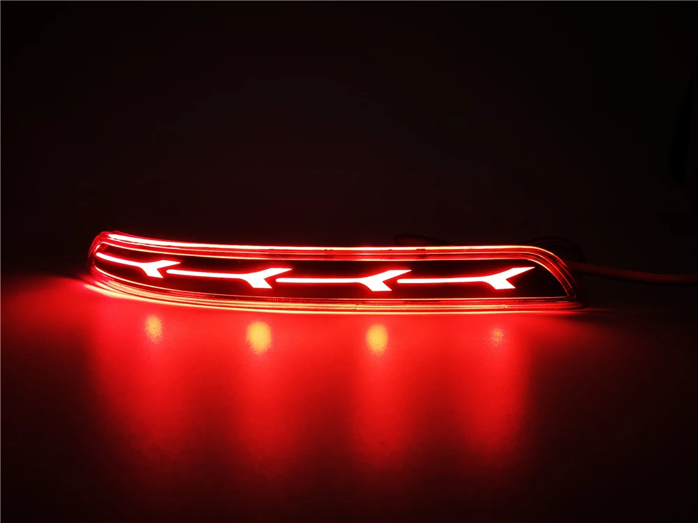 2 шт. Многофункциональный Автомобильный светодиодный задний фонарь задние противотуманные лампы для бамперов сигнальная лампочка отражатель лампа для Toyota Innova
