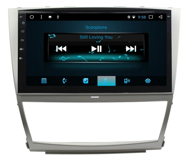 Top Octa-Core Android 8.1 car dvd player For Toyota Camry 40 2006-2011 with Radio BT AUX GPS WIFI Stereo Capacitive screen+2G+32GB 3