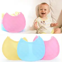 3 шт./лот, Слюнявчики из чистого хлопка для новорожденных и малышей, бандана для кормления, детские нагрудники FJ88