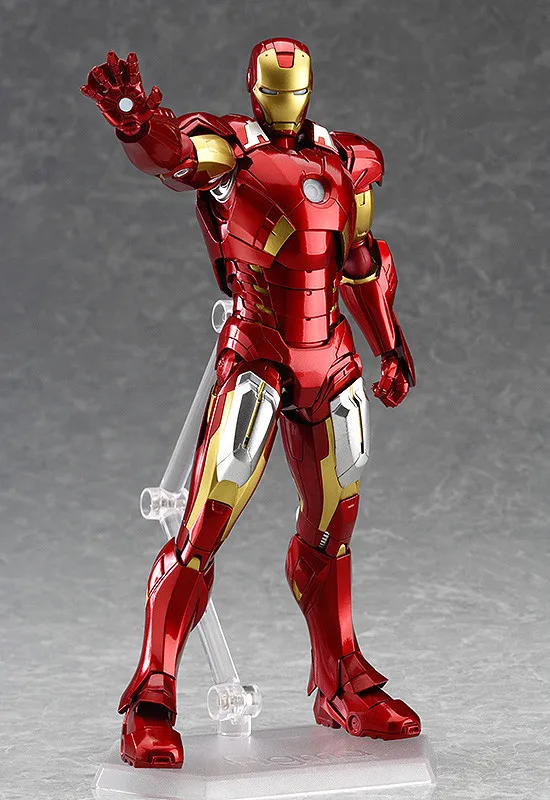 

figma The Avengers IronMan Action Figure Model MK42 MK43 Iron Man Doll PVC ACGN figure Toy Brinquedos Anime kids Toys