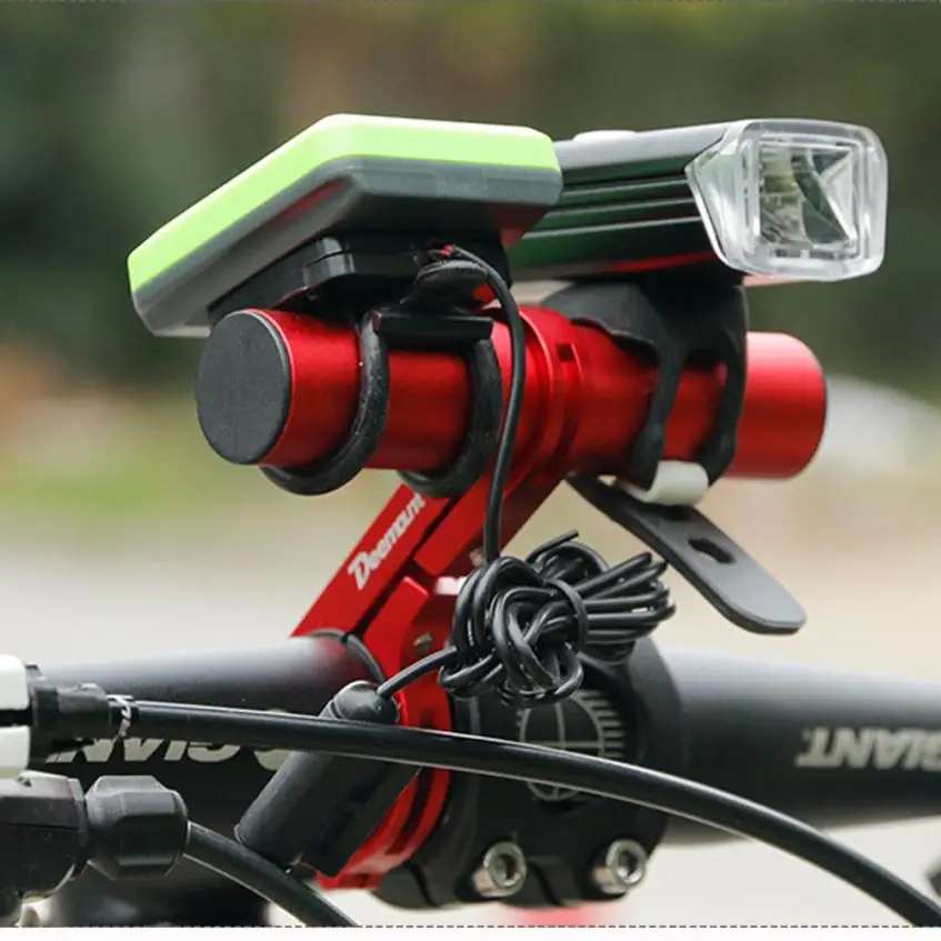 Bike Flashlight Holder Handlebar Bicycle Accessories Extender Mount BracketEP