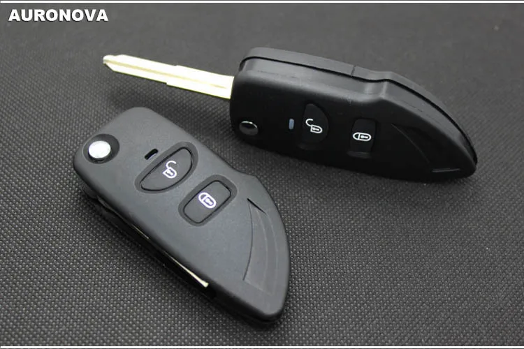 Auronva новое обновление складной ключ оболочки для hyundai Elantra 2 кнопки чехол для дистанционного ключа от машины