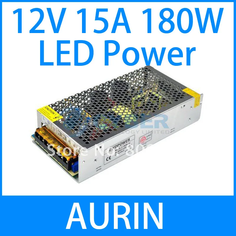 180 W 15A импульсный источник питания для светодиодной ленты, 220 V AC вход, 12 V Выход