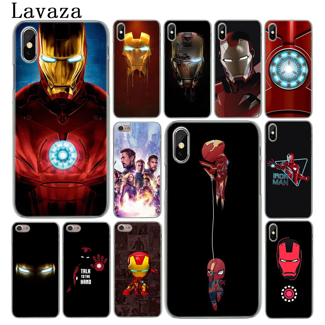 Твердый чехол для телефона Lavaza IronMan Iron Man Marvel iPhone XR X XS 11 Pro Max 10 7 8 6 6S 5 5S SE 4S 4 |