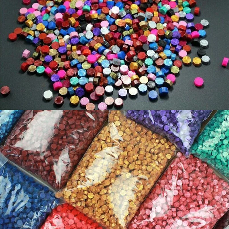 Octagon wax beads 1-1