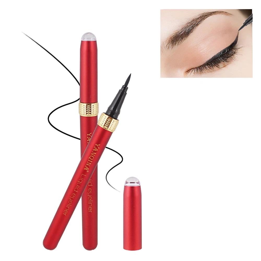 Yanqina 1PC 24H Black Eye Liner Not Dizzy Waterproof Long-lasting Eyeliner Pencil Cosmetic Beauty Makeup Tools YAN016 |