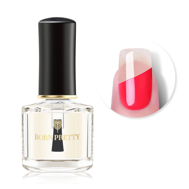 

BORN PRETTY 6ml 2-in-1 Base Coat Top Coat Water Based Fast Dry Manicure Nail Polish Lacquer