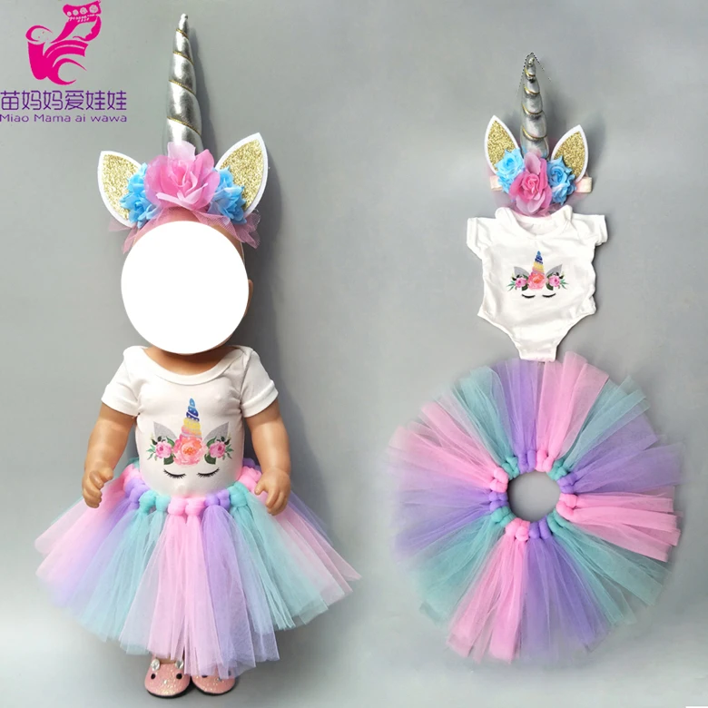 18 дюймов Кукольное платье для 43 см Bebe Кукла Принцесса кружевное кукольная одежда