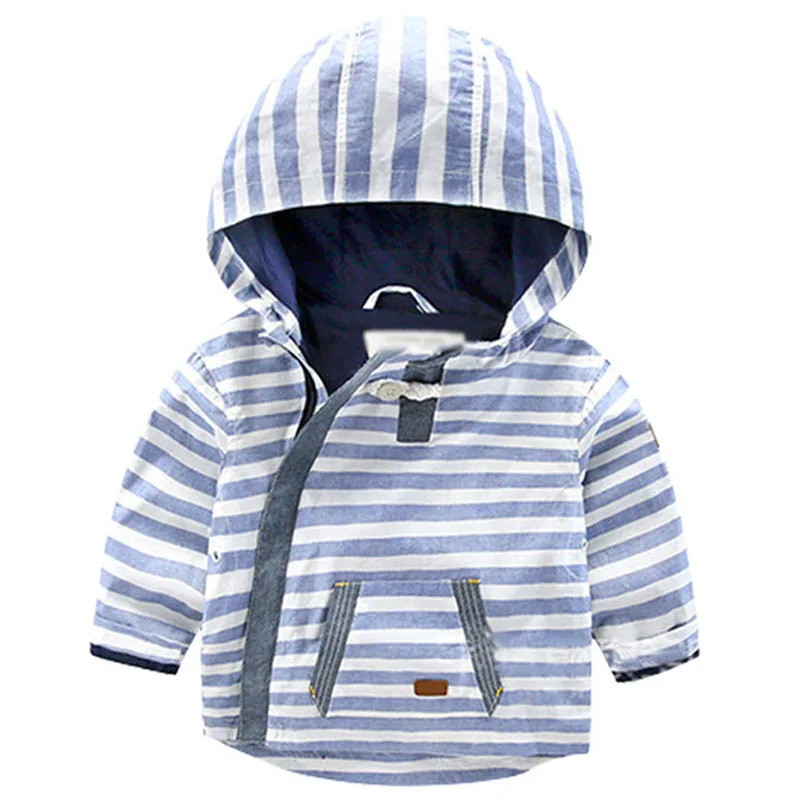 Casual Spring Jackets For Boys 12M5T Children's Jackets Kids Clothes Hooded Baby Boys Jackets