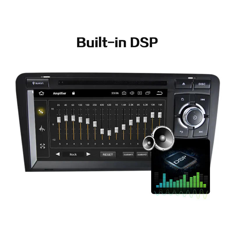 Sale Android 9.0 Car DVD Stereo Player for Audi A3/S3(2003-2013) With TPMS/OBD2/DAB+/GPS/WIFI FM GPS Radio Multimedia Carplay 1