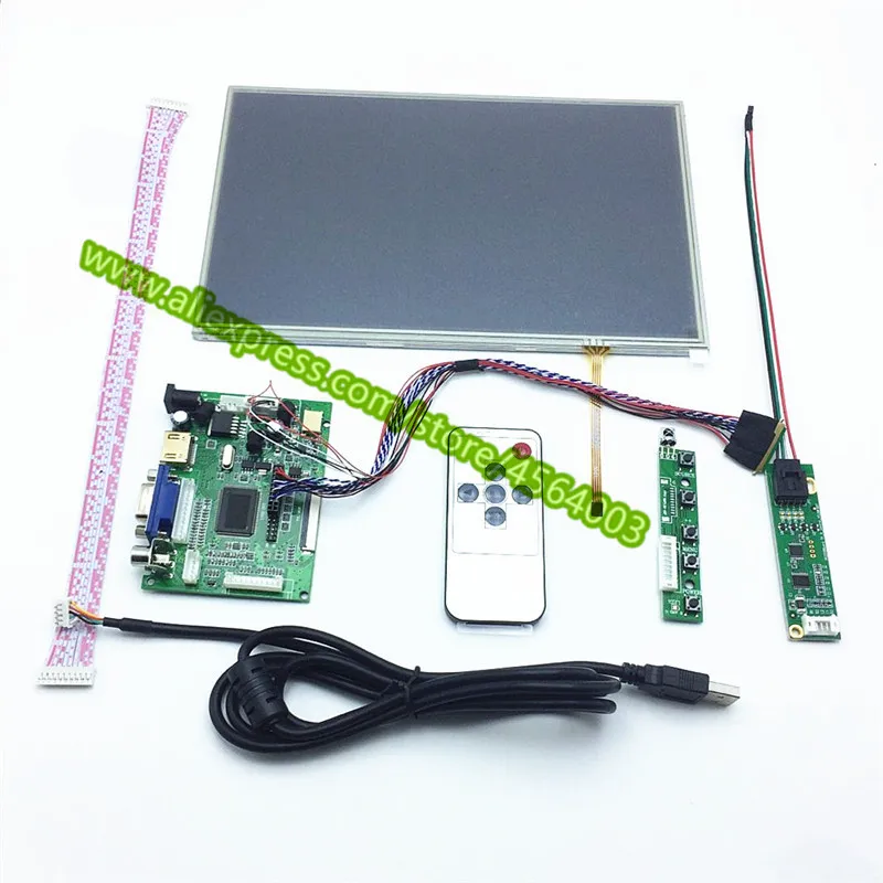 10,1 "дюймовый HD 1280*800 HDMI VGA 2AV LVDS B101EW05 дисплей ЖК-дисплей плате контроллера монитор + сенсорный экран планшета для Raspberry pi